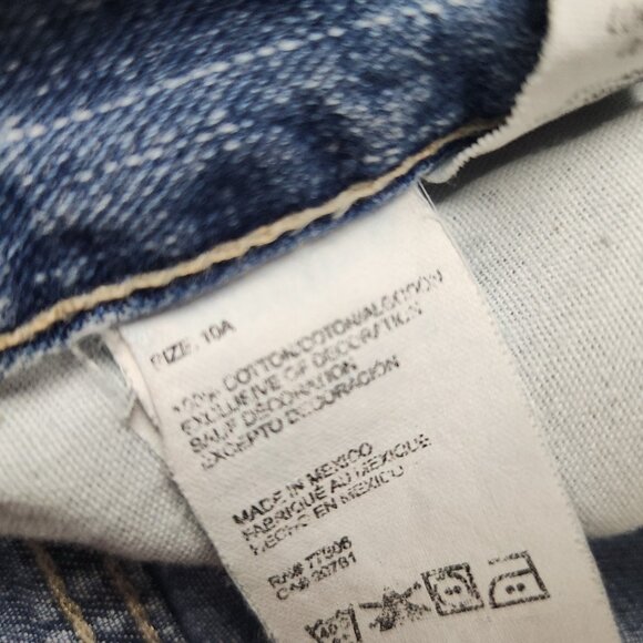 Tommy Hilfiger Jeans Women's 10 Classic Boot Relaxed Fit Y2K Trouser Blue Denim - Picture 9 of 10